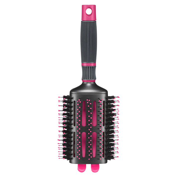 slide 8 of 13, Conair Blowout Stylist Oval Round Brush With Clips, 3 ct