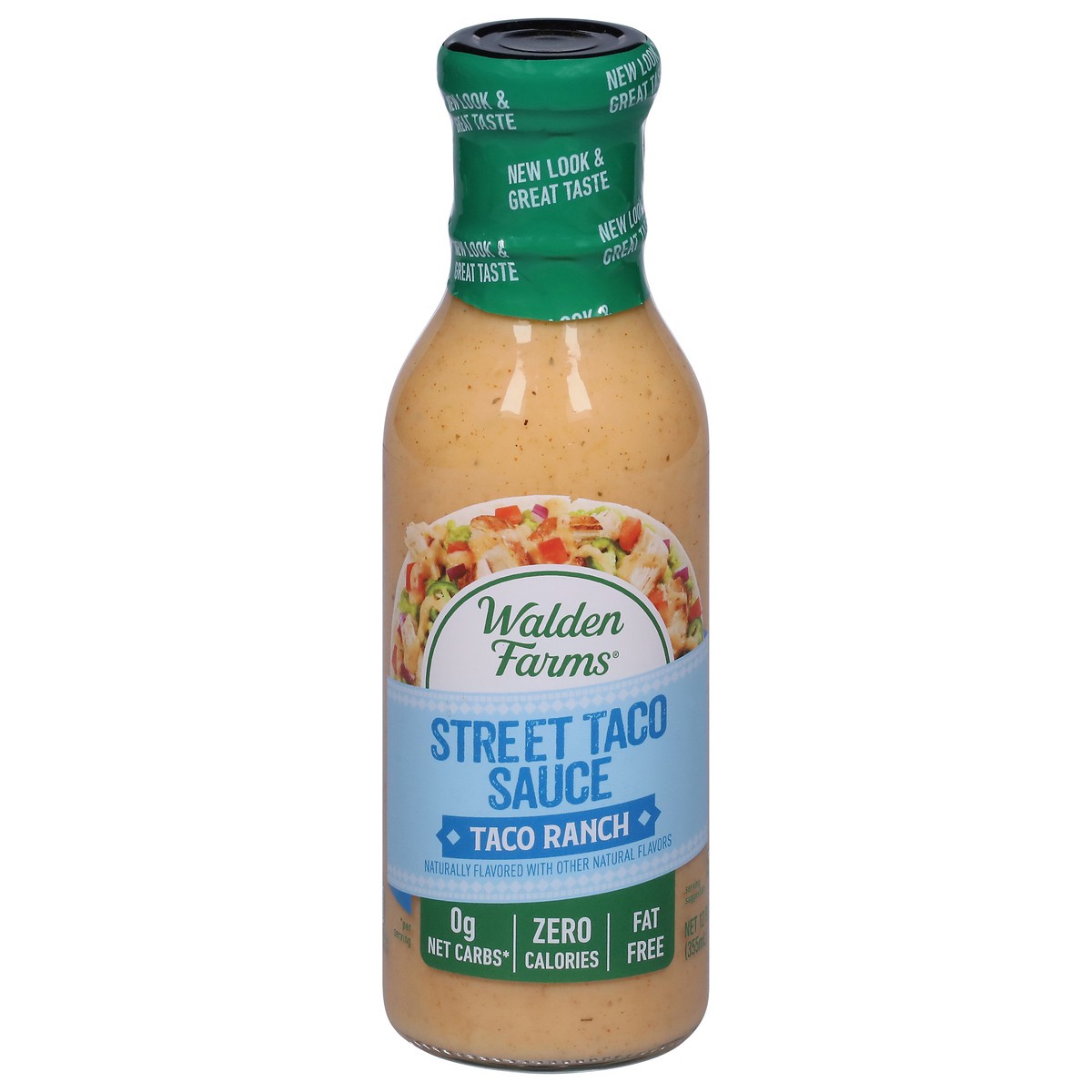 slide 1 of 9, Walden Farms Street Taco Sauce Ranch, 12 fl oz