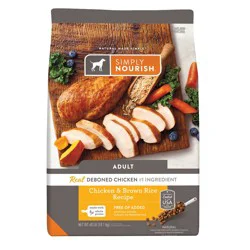 Simply Nourish Original Adult Dry Dog Food - Chicken & Brown Rice