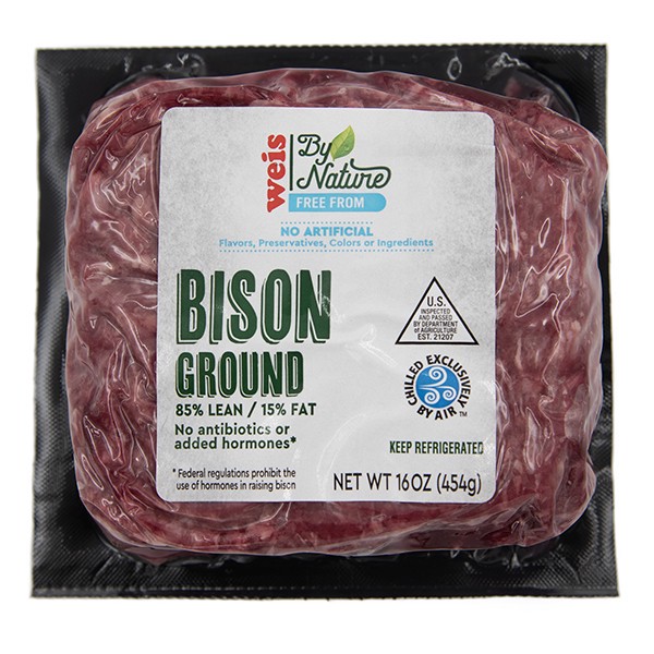 slide 1 of 1, Ground Bison, 16 oz