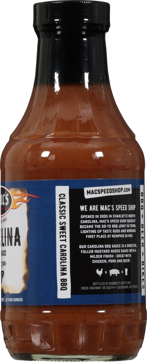 slide 5 of 9, Mac's Carolina BBQ Sauce 16 fl oz, 16 fl oz