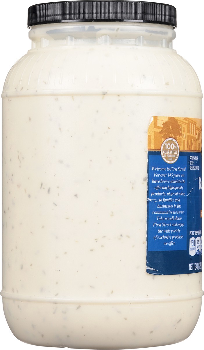 slide 8 of 13, First Street Buttermilk Ranch Dressing, 1 gal