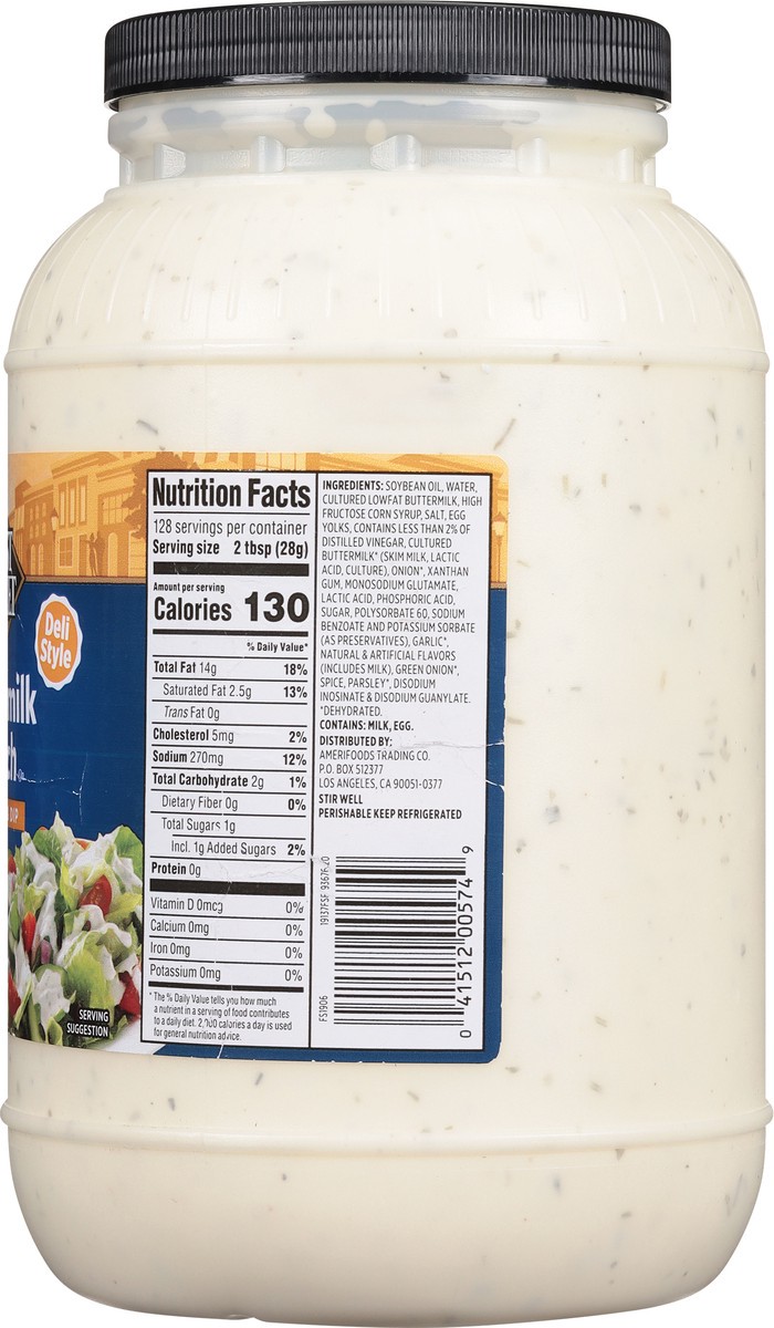 slide 3 of 13, First Street Buttermilk Ranch Dressing, 1 gal