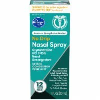 Kroger Oxymetazoline Hcl Severe Congestion Nasal Spray With Menthol