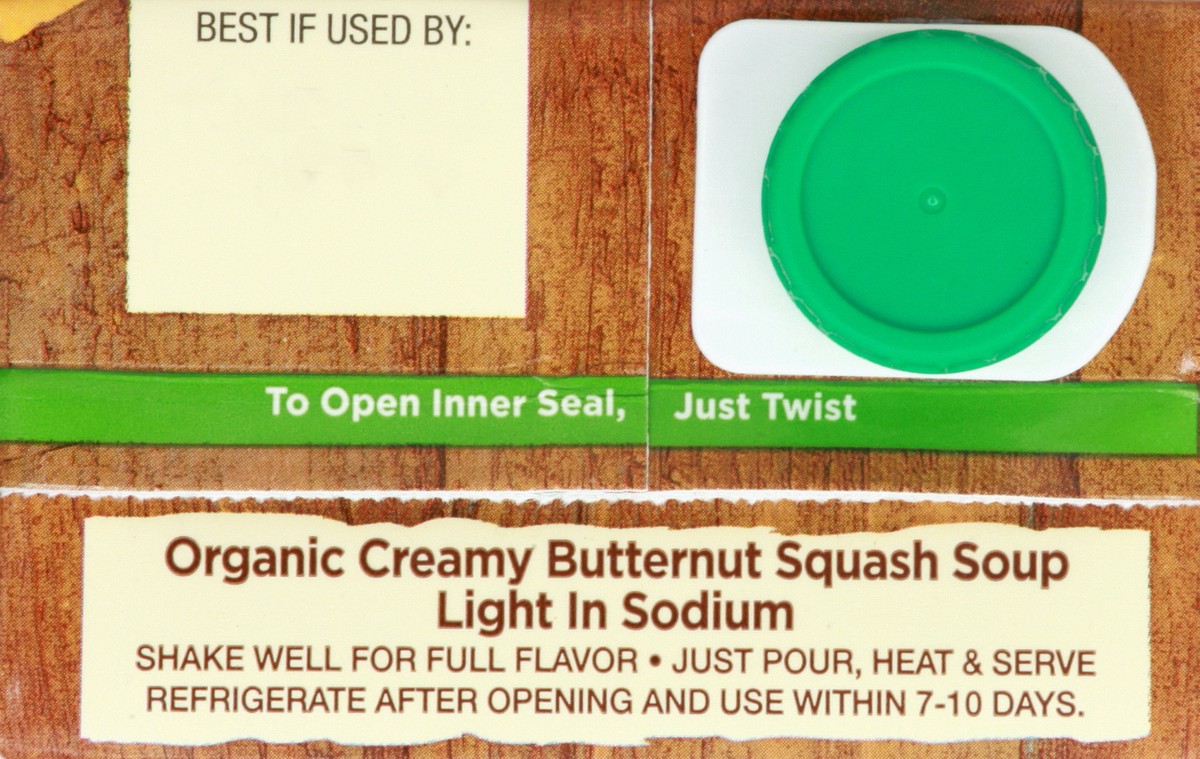 slide 4 of 10, Pacific Foods Organic Butternut Squash Soup, Light Sodium, 32oz, 