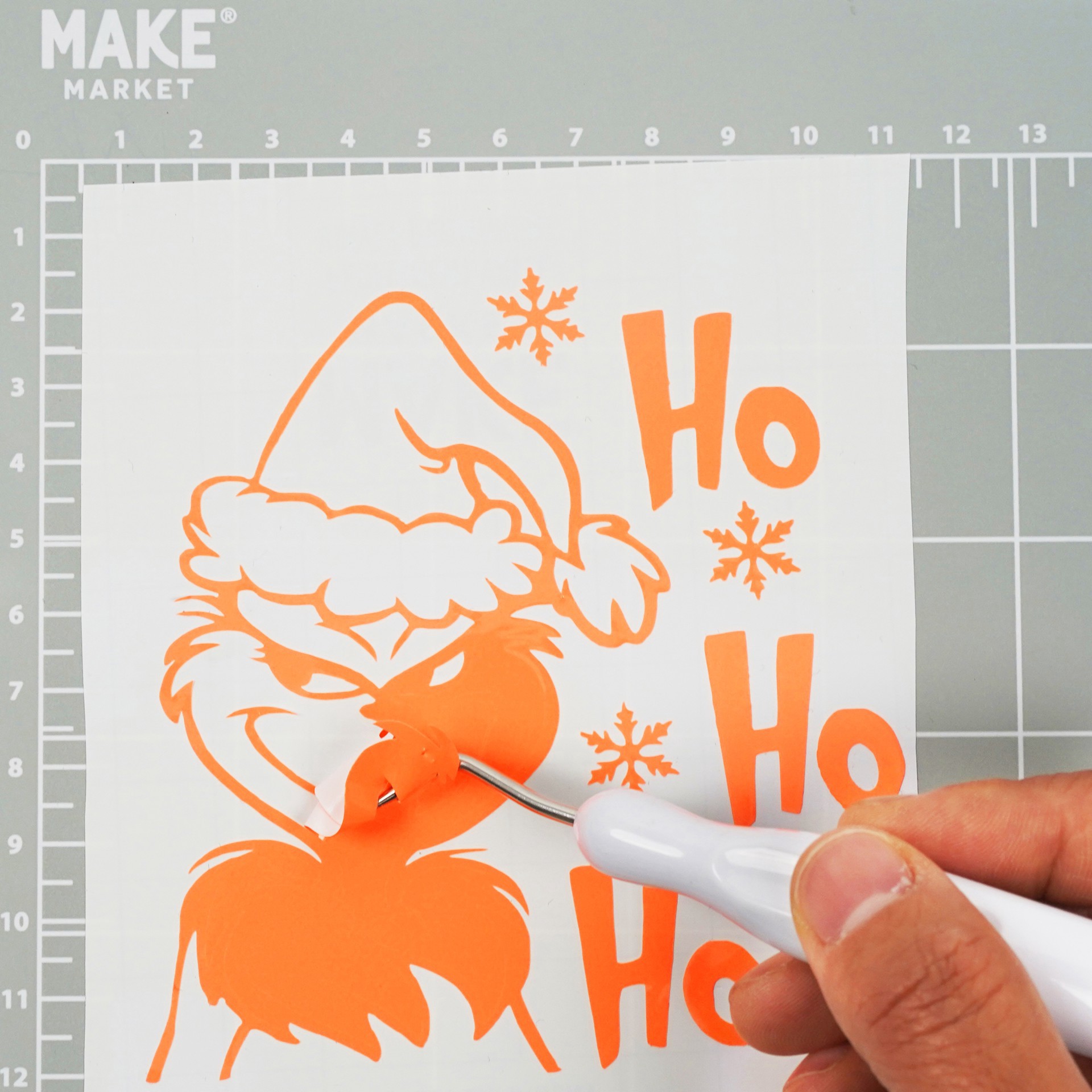 slide 3 of 6, Neon Glow-In-The-Dark Permanent Vinyl By Make Market, 12 in x 24 in