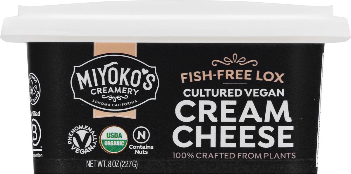 slide 1 of 10, Miyoko's Creamery FIsh Free Lox Cultured Vegan Cream Cheese, 8 oz