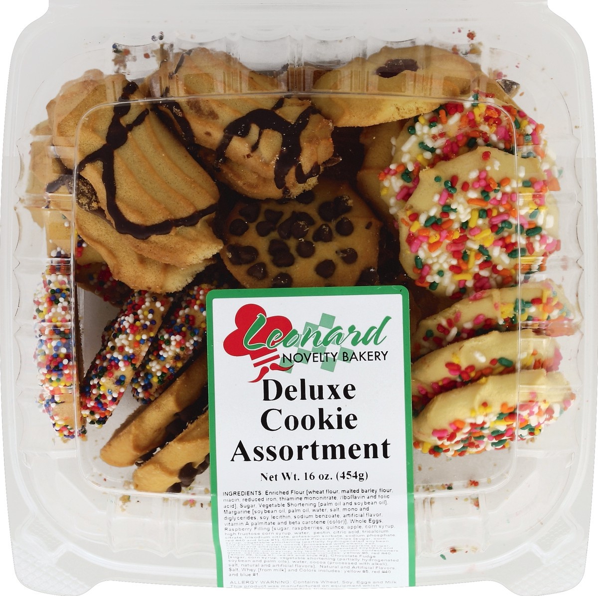 slide 4 of 4, Leonard Novelty Bakery Cookie Assortment, Deluxe, 16 oz