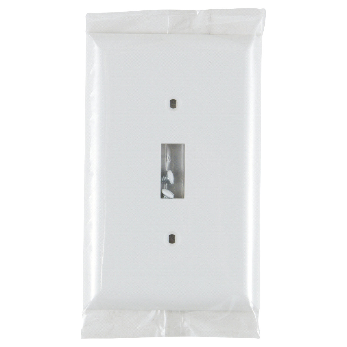 slide 1 of 2, GE Oversized Toggle Switch White Wall Plate, 1 ct