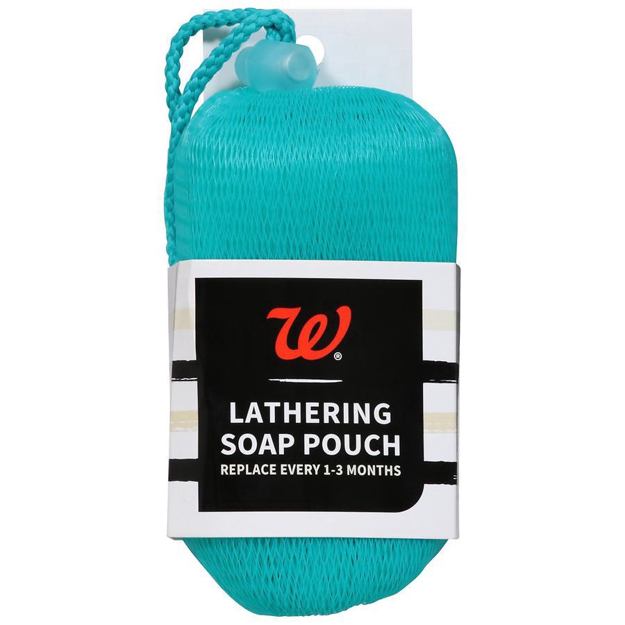 slide 1 of 2, Walgreens Lathering Soap Pouch, 1 ct