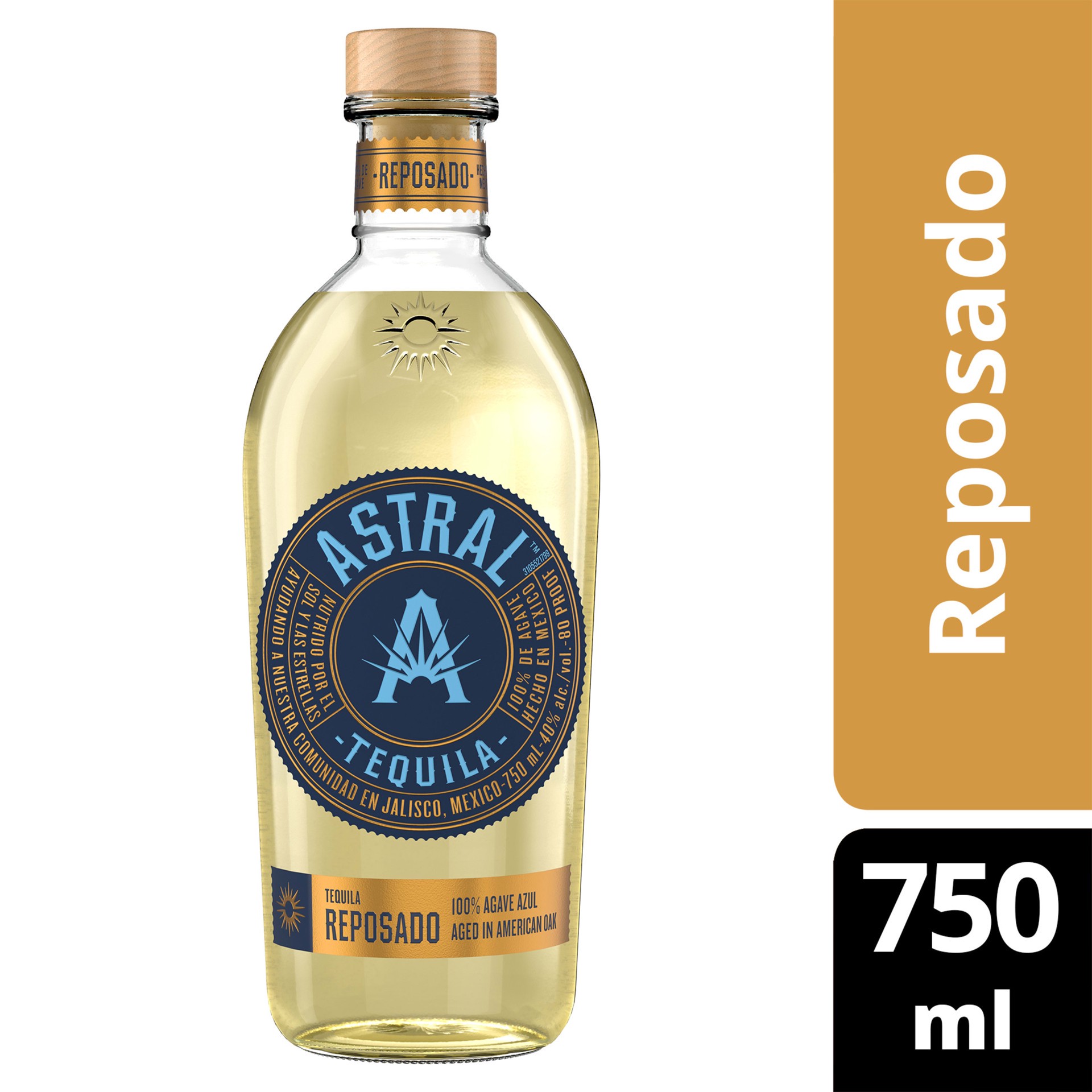 slide 1 of 9, Astral Tequila Reposado, 750 mL, 750 ml