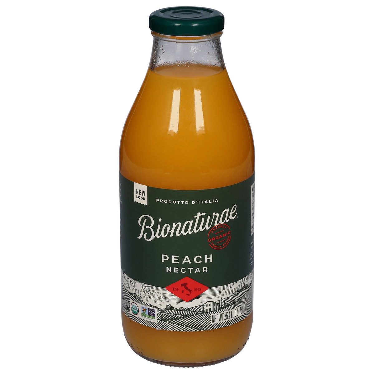 slide 1 of 9, bionaturae Organic Peach Nectar - 25.4 fl oz, 25.4 fl oz