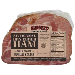 Burgers' Smokehouse Burger's Smokehouse Artisanal Dry Cured Ham Boneless Sliced