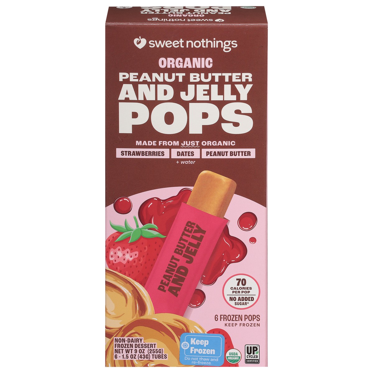 slide 1 of 13, Sweet Nothings Pbj Frozen Snack, 6/1.5 oz