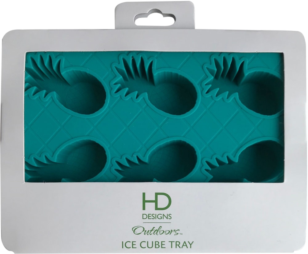 slide 1 of 1, HD Designs Outdoors Pineapple Ice Cube Tray - Blue, 1 ct