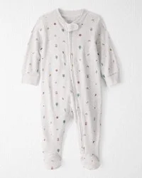 Littleplanet Baby Organic Cotton Sleep & Play Pajamas in Icon Town Print Icon Town NB