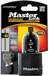 Master Lock 1-7/8 in (48mm) Wide Magnum Covered Laminated Steel Padlock