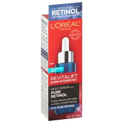 Revitalift Derm Intensives Fragrance Free Night Serum with Pure Retinol 1.0 fl oz