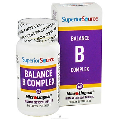 slide 1 of 1, Superior Source Balance B Complex, 60 ct