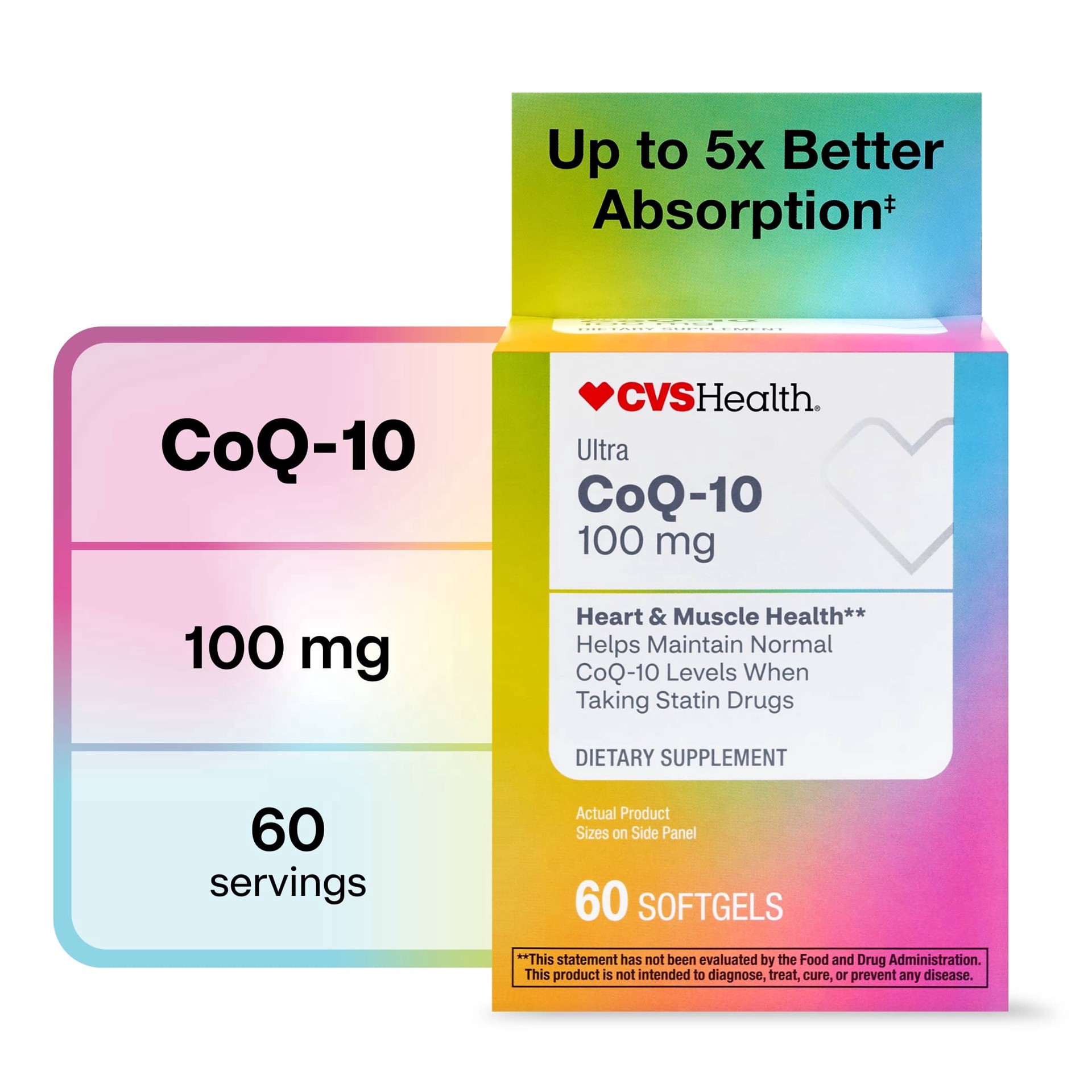 slide 1 of 1, CVS Health Ultra Coq-10 Softgels, 60 Ct, 1 ct