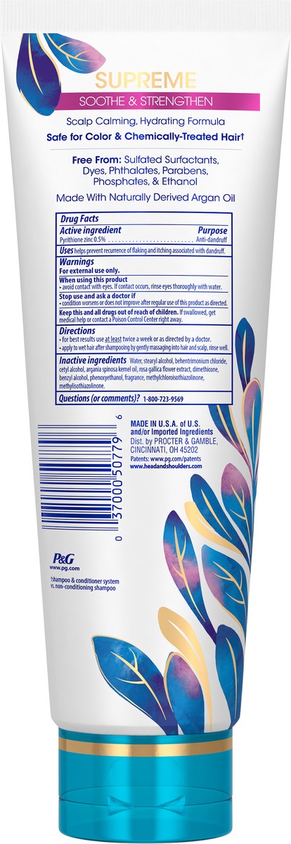 slide 2 of 3, Head & Shoulders Head and Shoulders Supreme Soothe & Strengthen Hair & Scalp Conditioner, 9.4 fl oz, 9.4 oz