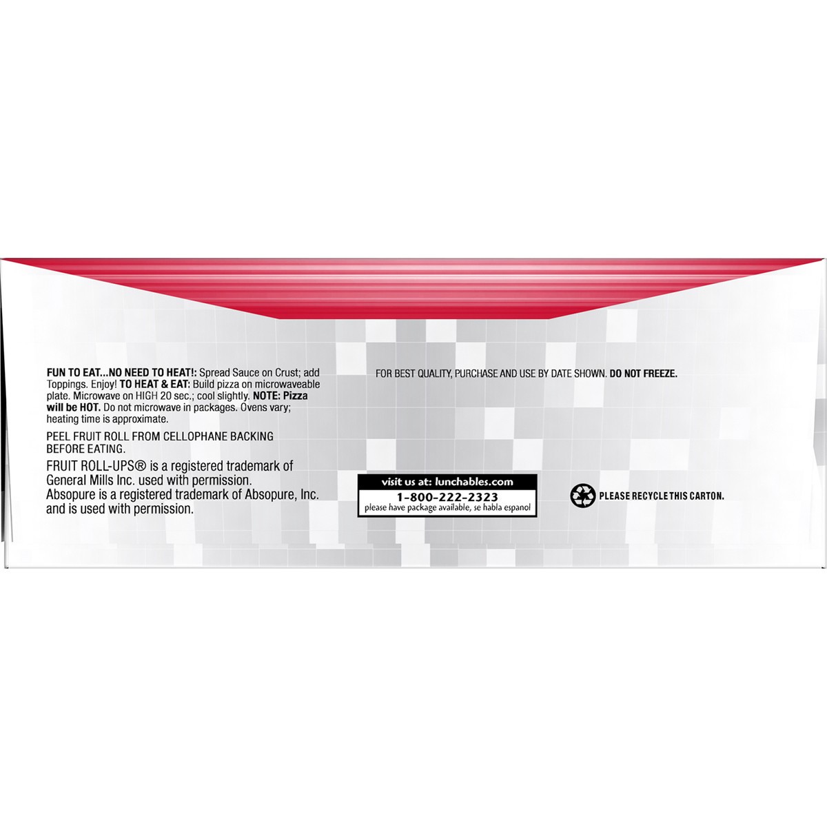 slide 9 of 9, Lunchables Uploaded Ultimate Deep Dish Pepperoni Pizza Meal Kit with Water, Kool-Aid Tropical Punch Single, Cheez-It Crackers & Fruit Roll-Up Candy, 14.7 oz Box, 14.7 oz