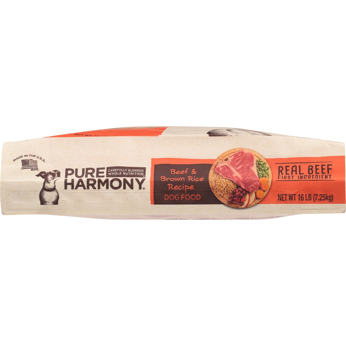 slide 2 of 9, Pure Harmony Super Premium Beef & Brown Rice Recipe Dog Food, 16 lb