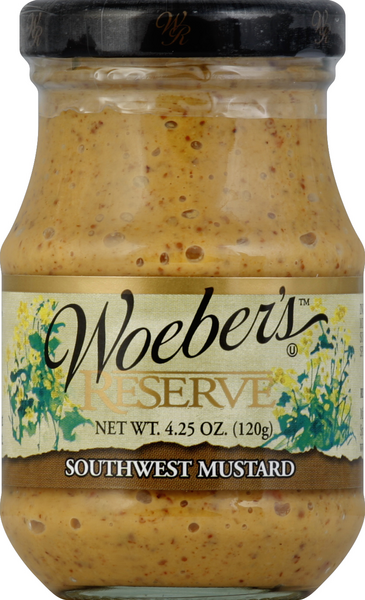 slide 1 of 1, Woeber's Reserve Mustard Southwest, 4.25 oz