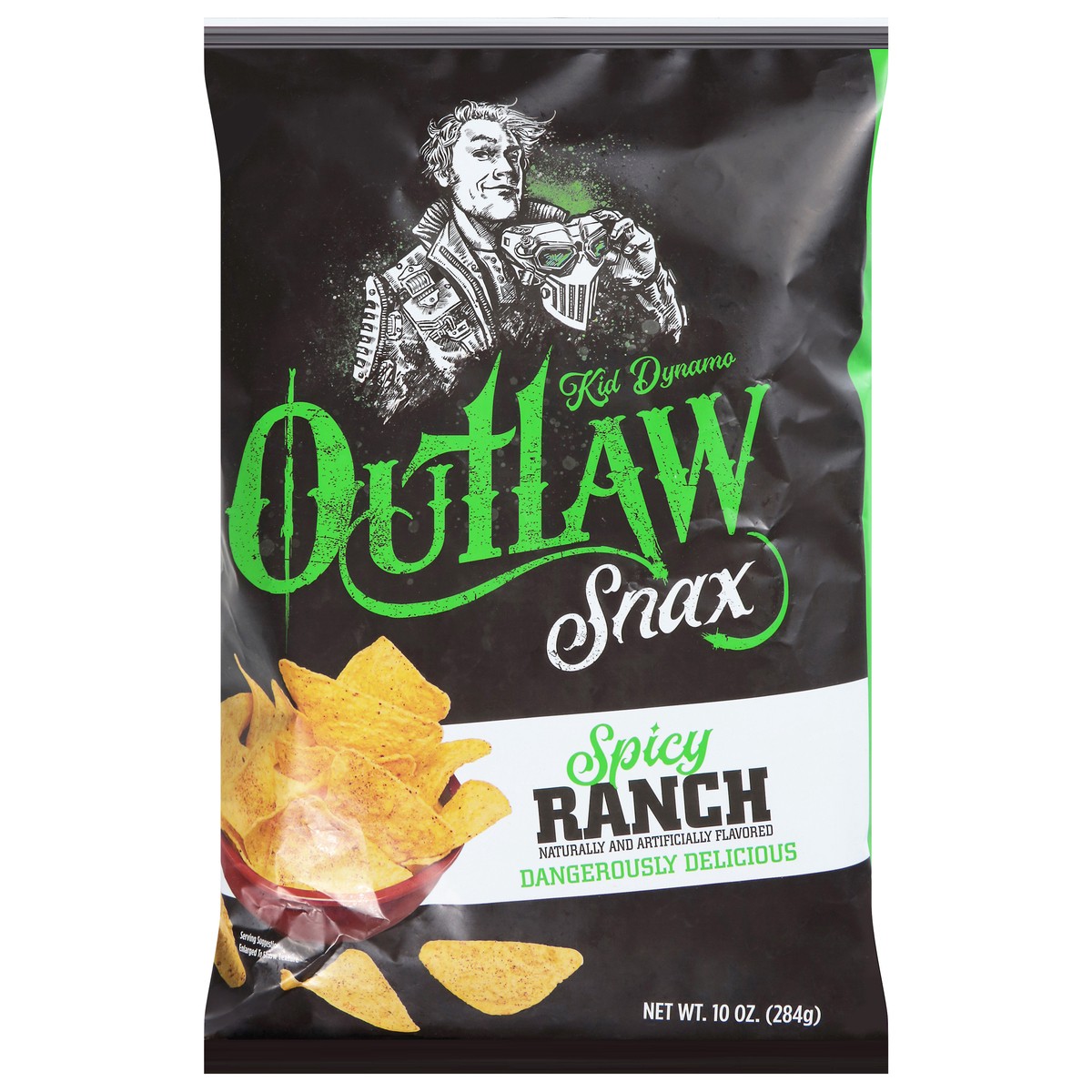 slide 1 of 13, Outlaw Snax Spicy Ranch Chips 10 oz, 10 oz