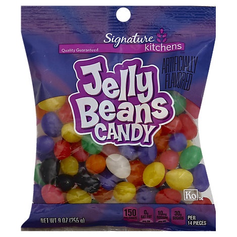 slide 1 of 1, Signature Select Candy Jelly Beans, 9 oz