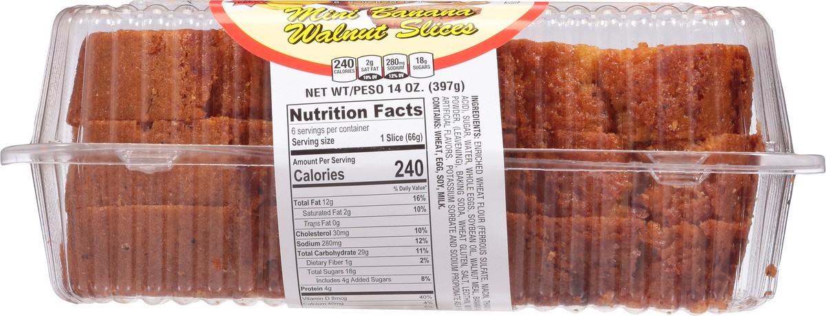 slide 4 of 9, American Classic Banana Pound Slices, 14 oz