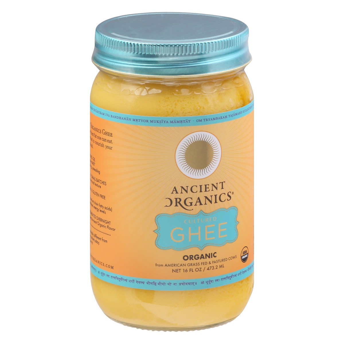 Ancient Organics Cultured Organic Ghee 16 fl oz 16 fl oz Shipt