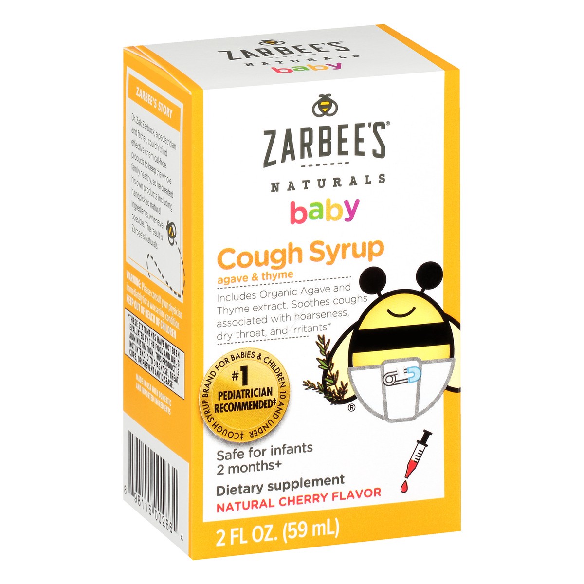 slide 2 of 9, Zarbee's Naturals Cough Syrup, 2 fl oz