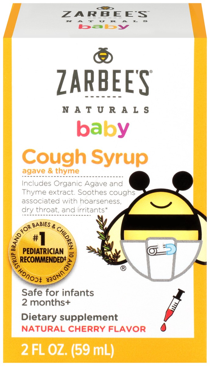 slide 1 of 9, Zarbee's Naturals Cough Syrup, 2 fl oz