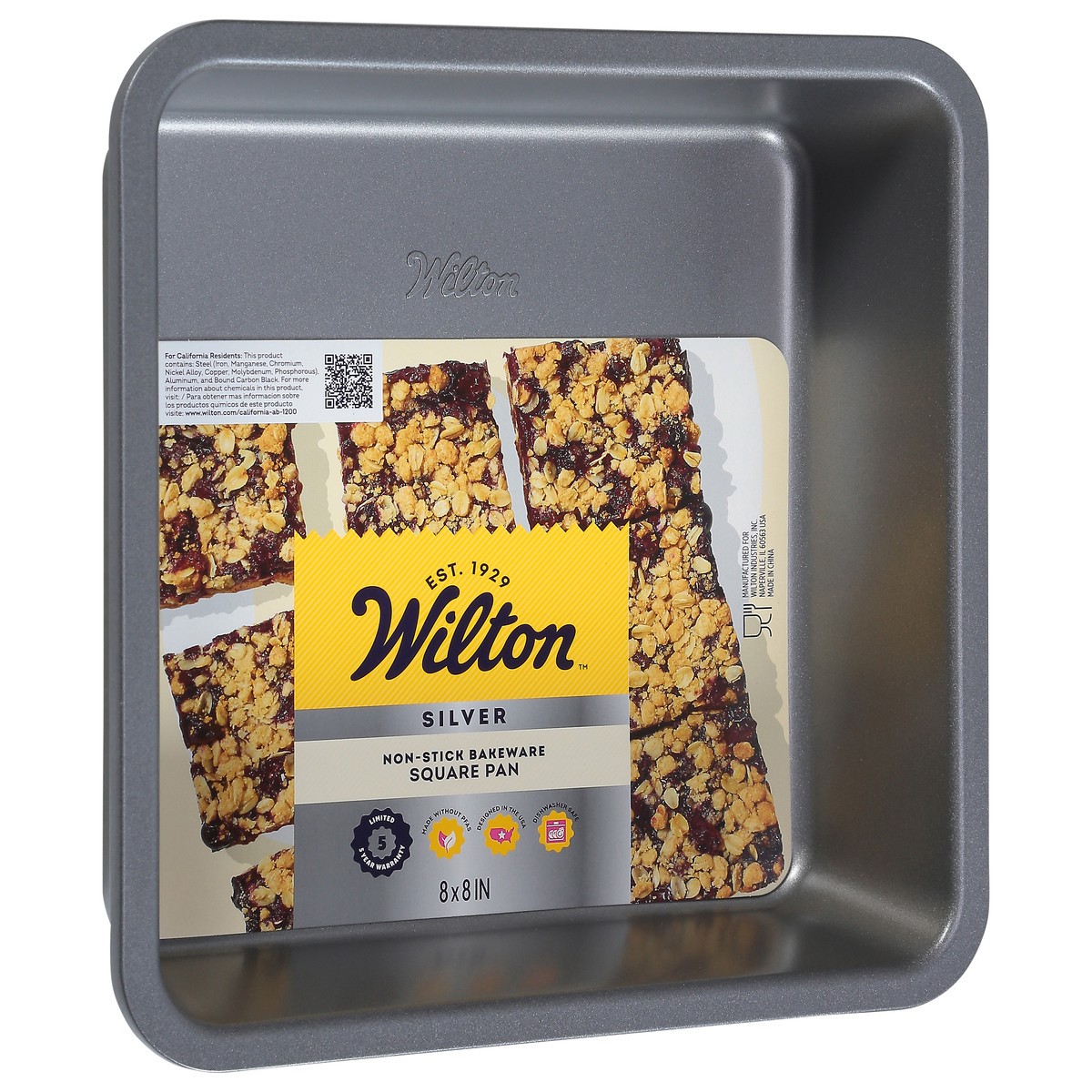 slide 5 of 12, Wilton Silver Square Pan 1 Each, 1 ct