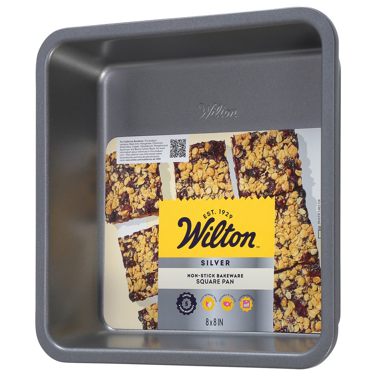 slide 6 of 12, Wilton Silver Square Pan 1 Each, 1 ct