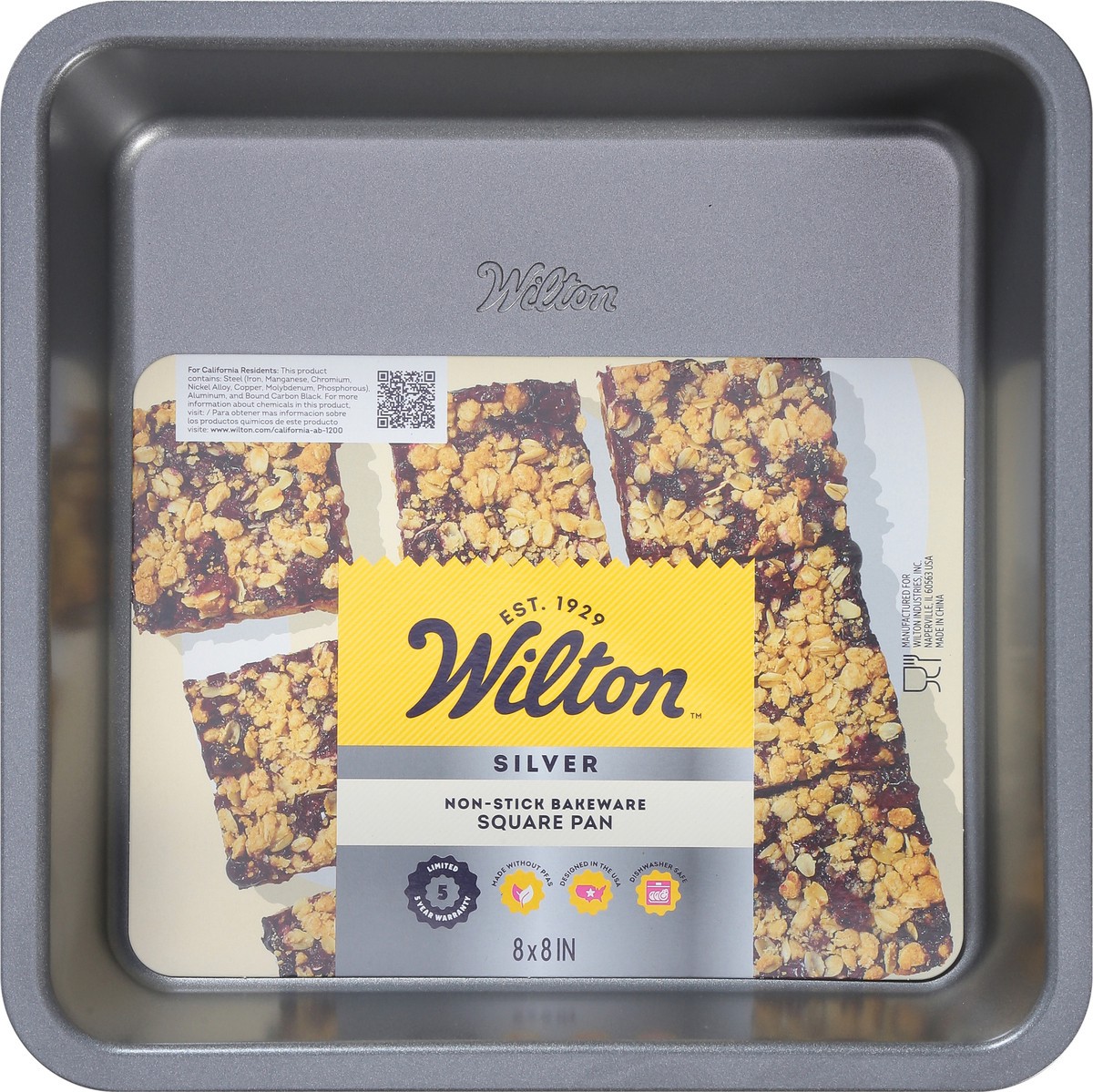 slide 8 of 12, Wilton Silver Square Pan 1 Each, 1 ct