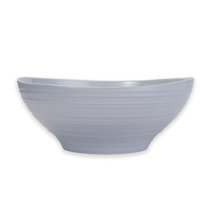 slide 1 of 1, Mikasa Swirl Vegetable Bowl - Grey, 1 ct