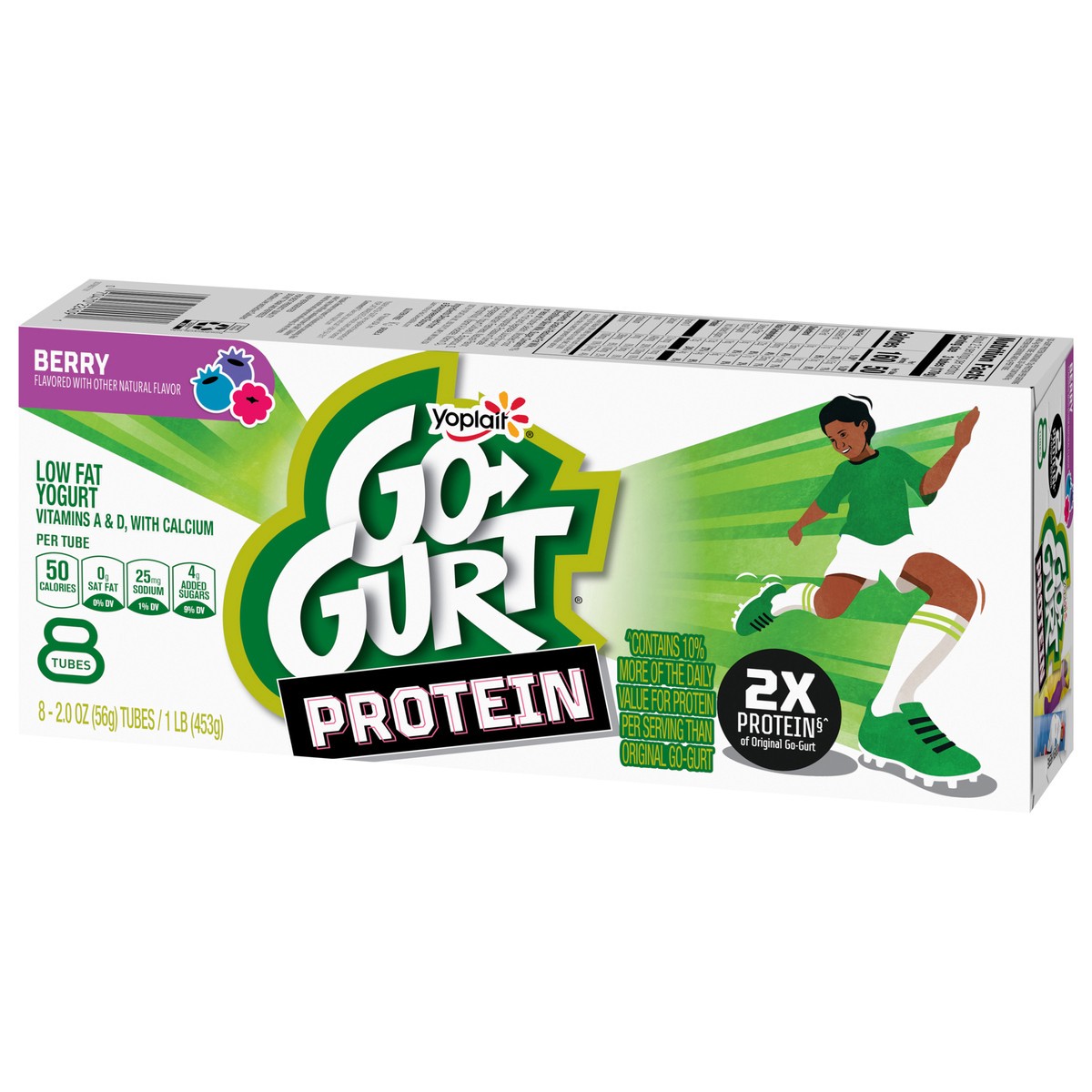 slide 9 of 15, Go-gurt Protein Berry Yogurt Tubes 8 Count - 16 OZ, 16 oz