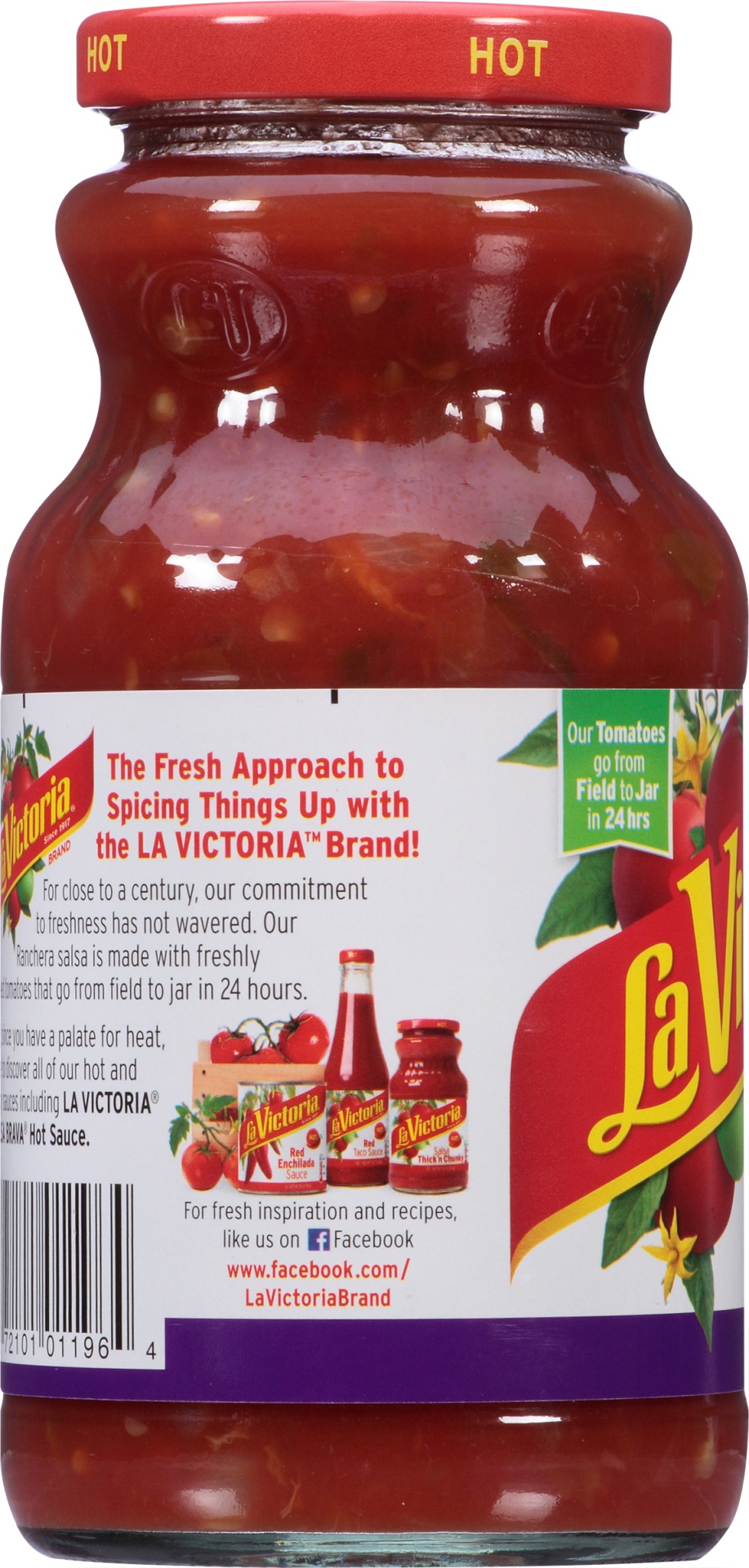 slide 2 of 6, La Victoria Hot Ranchera Salsa, 16 oz