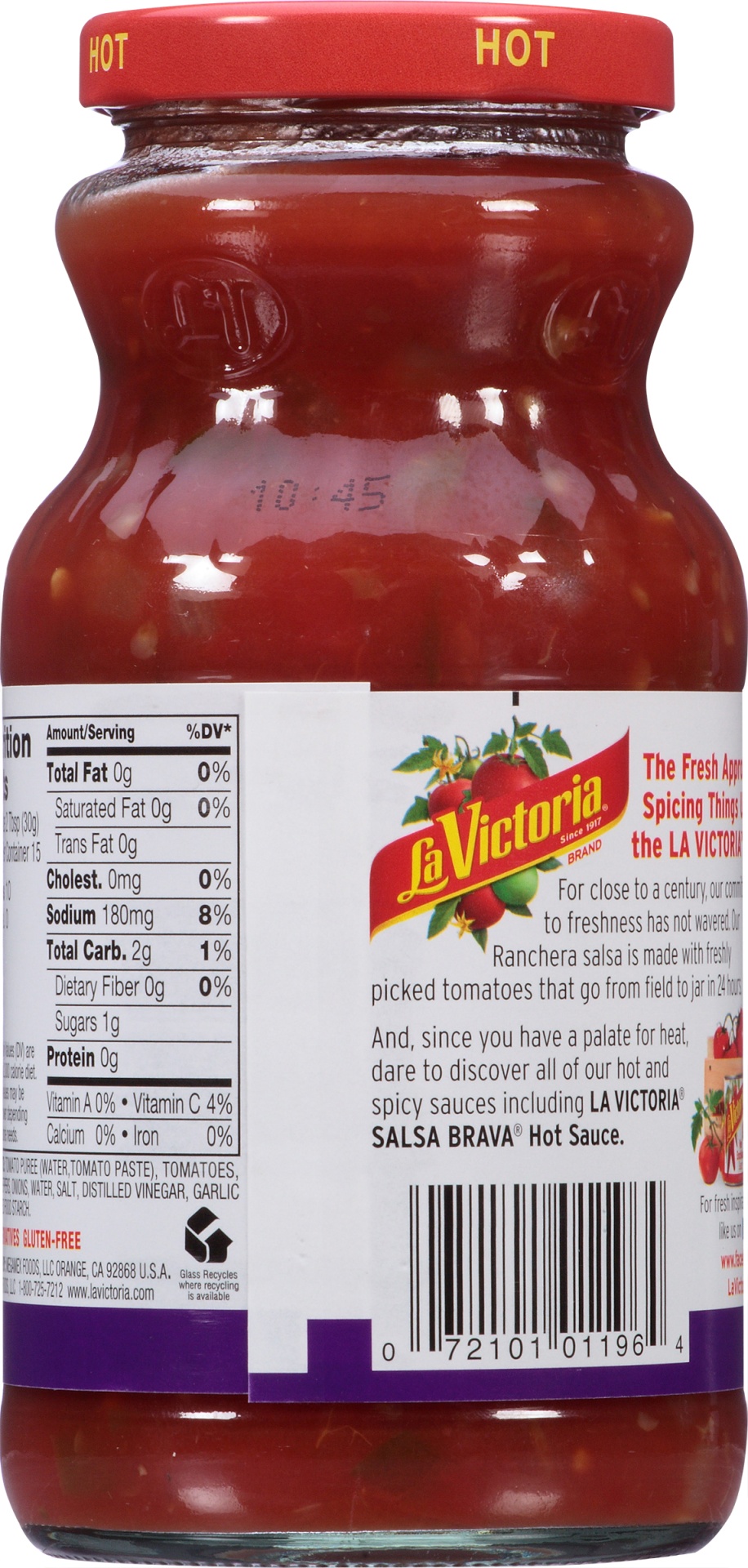 slide 4 of 6, La Victoria Hot Ranchera Salsa, 16 oz