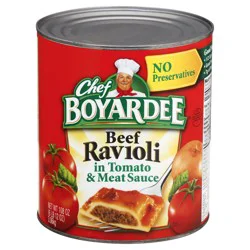 Chef Boyardee In Tomato & Meat Sauce Beef Ravioli 108 oz