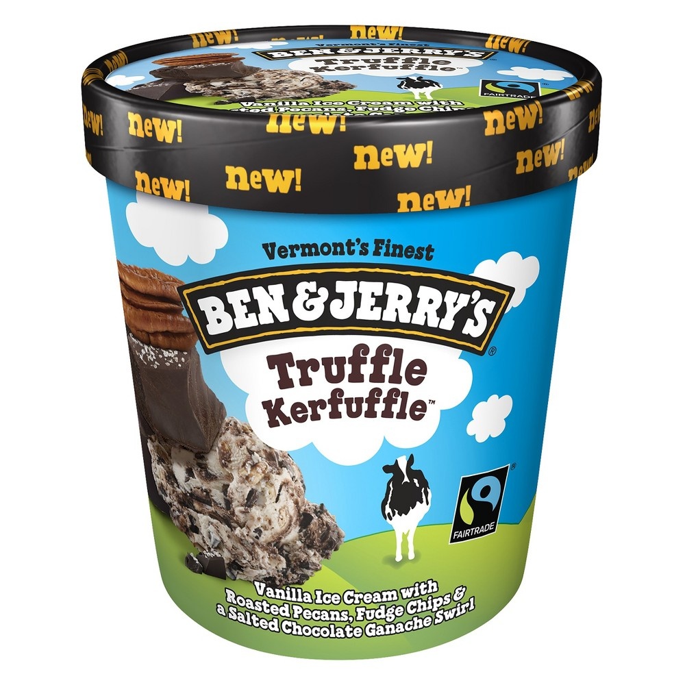 slide 4 of 4, Ben & Jerry's Truffle Kerfuffle, 16 fl oz