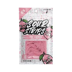 Sour Strips Pink Lemonade Candy - 3.4 oz