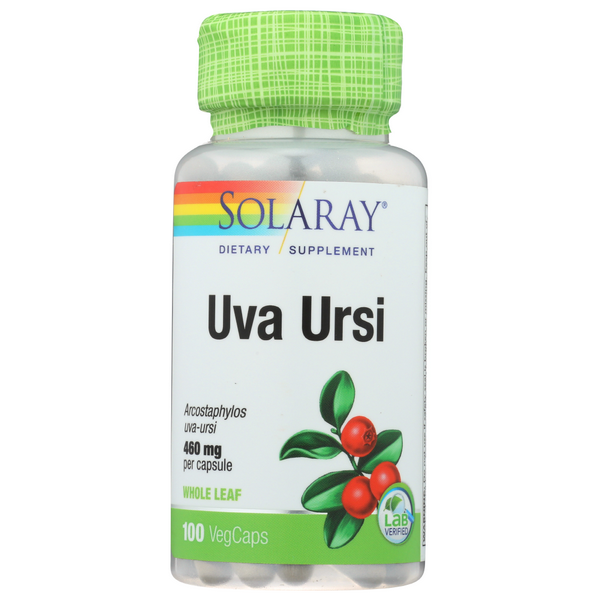 slide 1 of 1, Solaray Uva Ursi, 100 ct