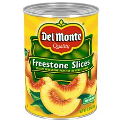 Del Monte Yellow Freestone Sliced Peaches in Heavy Syrup, 15.25 oz Can