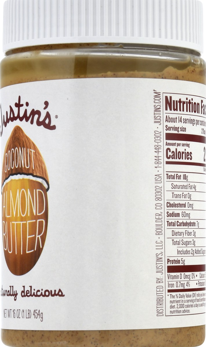 slide 8 of 9, Justin's Coconut Almond Butter 16 oz, 16 oz