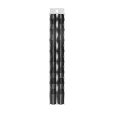 slide 1 of 3, 10" Black Column Taper Candles, 2ct. By Ashland, 2 ct