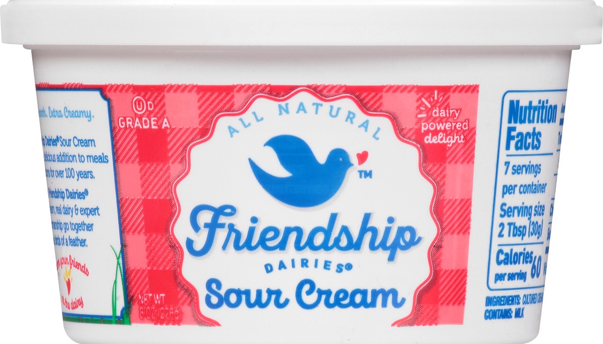 slide 2 of 13, Friendship Dairies Sour Cream 8 oz, 8 oz