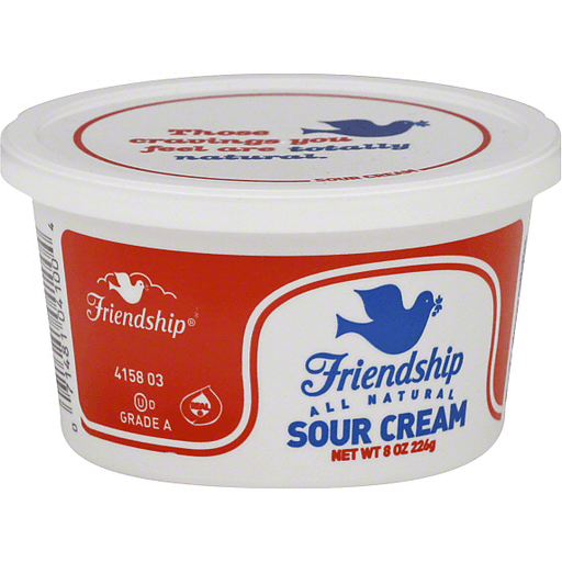 slide 1 of 1, Friendship Farmers Sour Cream, 8 oz